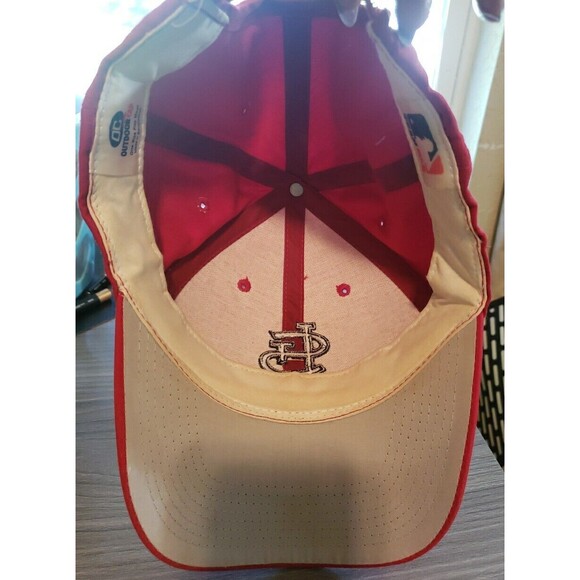 St Louis Cardinals Hat Cap Strap Back Mens MLB Baseball Outdoor Cap Red - Picture 5 of 7